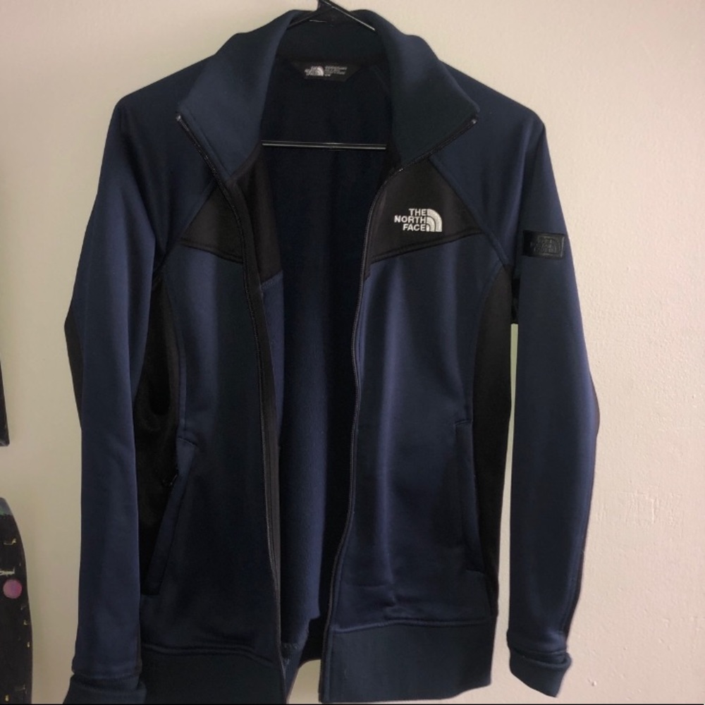 The North Face zip-up sweater